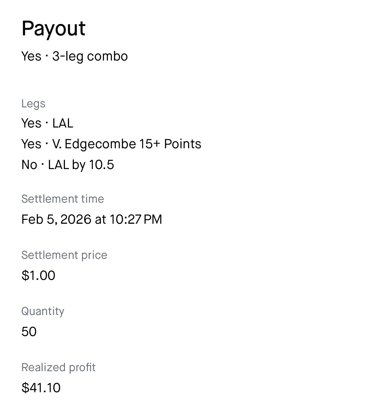 Robinhood now allows Parlays! Took this yesterday!